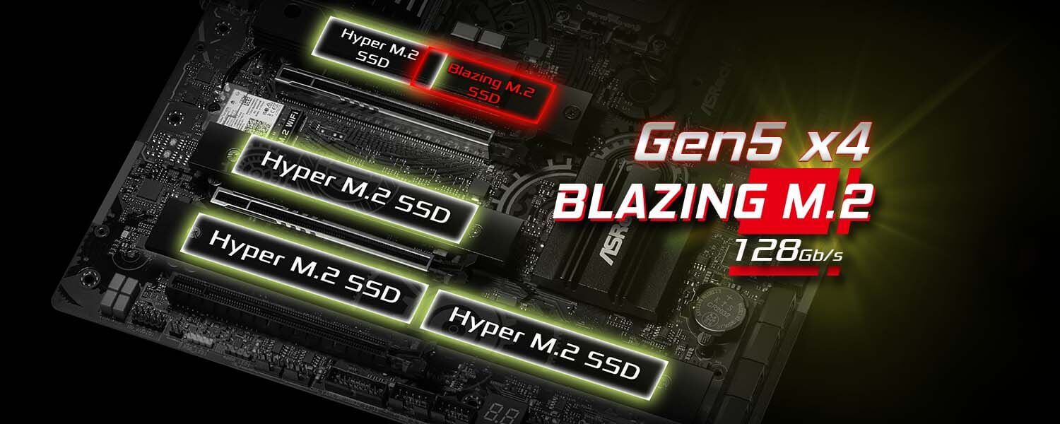 PCIe Gen5 Blazing M.2
